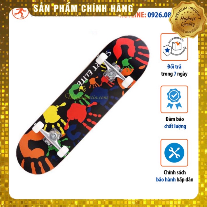 Ván Trượt Cougar MH3108 – COLOR 3808 Họa Tiết Bàn Tay Năng Động, Trẻ Trung giàypatinchinhhang