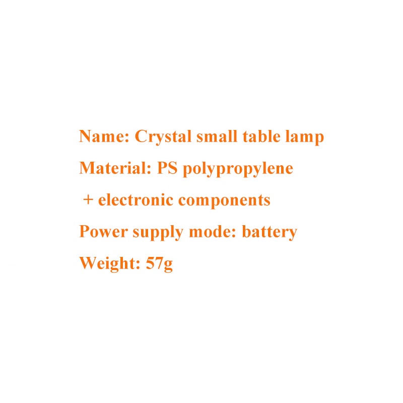 JJT   Đèn LED Chiếu Hình Kim Cương Bằng acrylic Trong Suốt