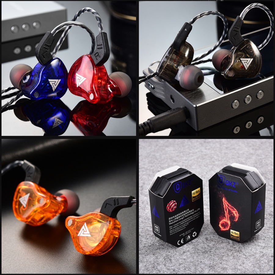 Tai nghe chống ồn QKZ AK6, tai nghe nhét tai âm bass cực mạnh, chơi game nghe nhạc đỉnh cao