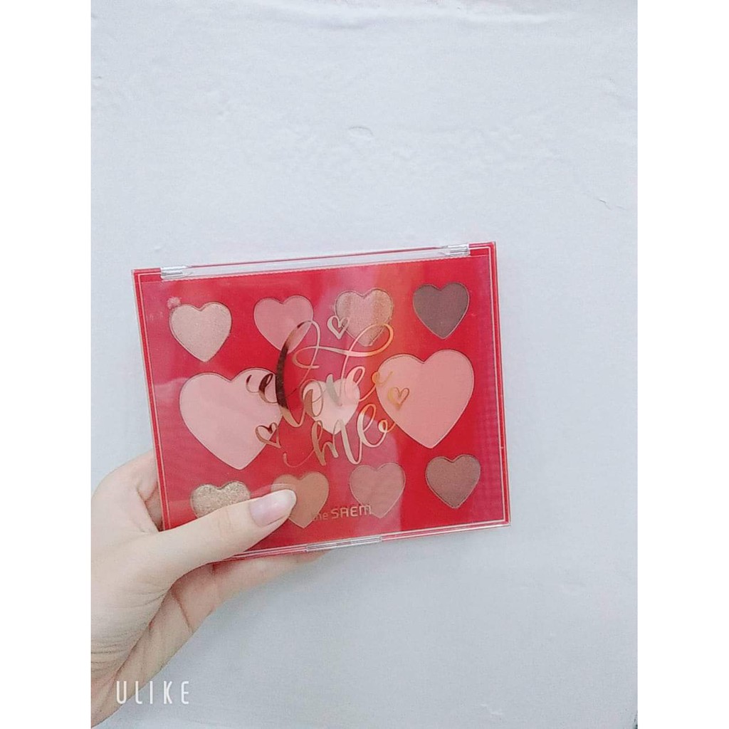 Bảng phấn mắt và má hồng 11 Màu Đa năng siêu mịn The Saem Love Me Multi Palette