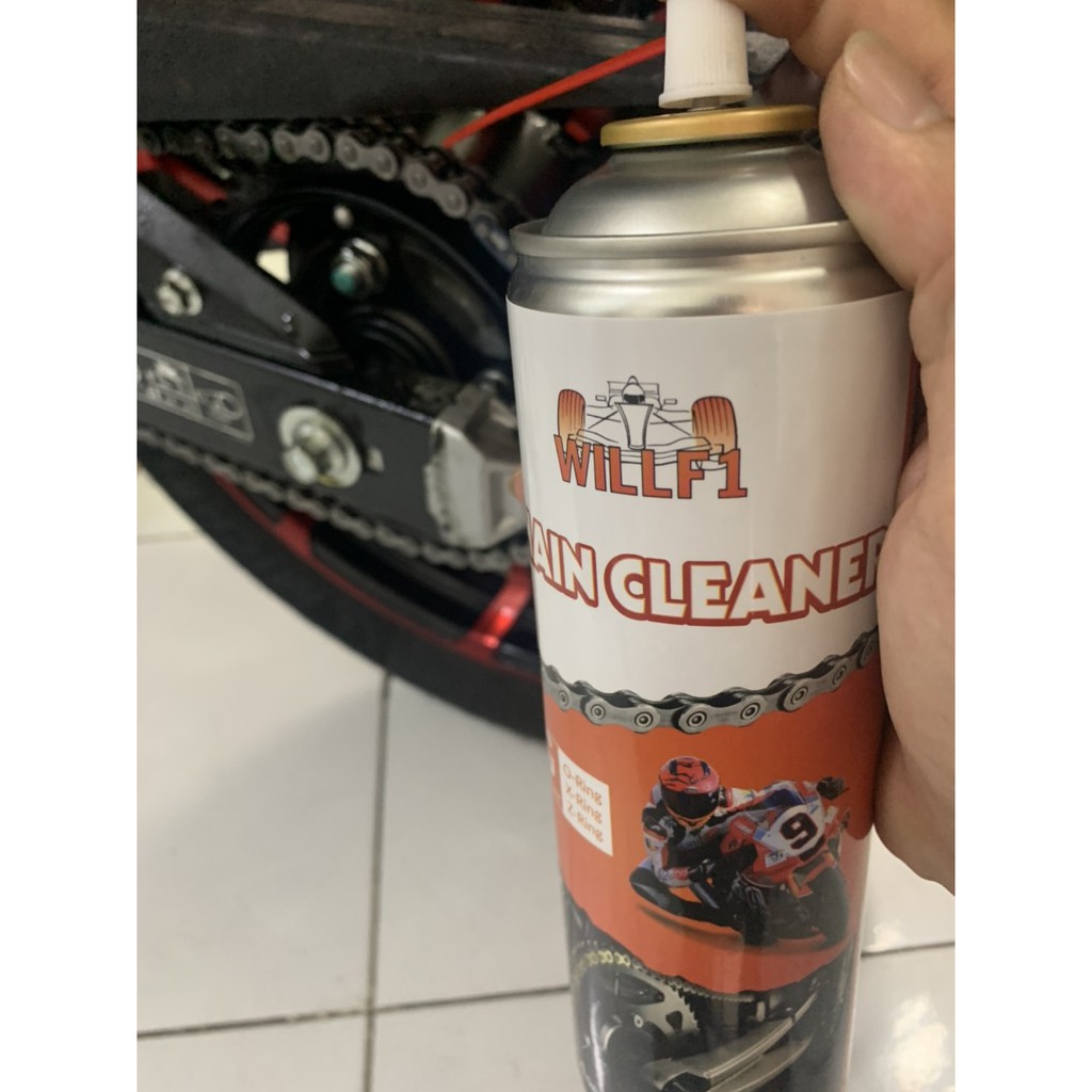 [Sỉ] 24 Chai xịt rửa sên xe máy/ moto WILLF1 Chain Cleaner 500ml