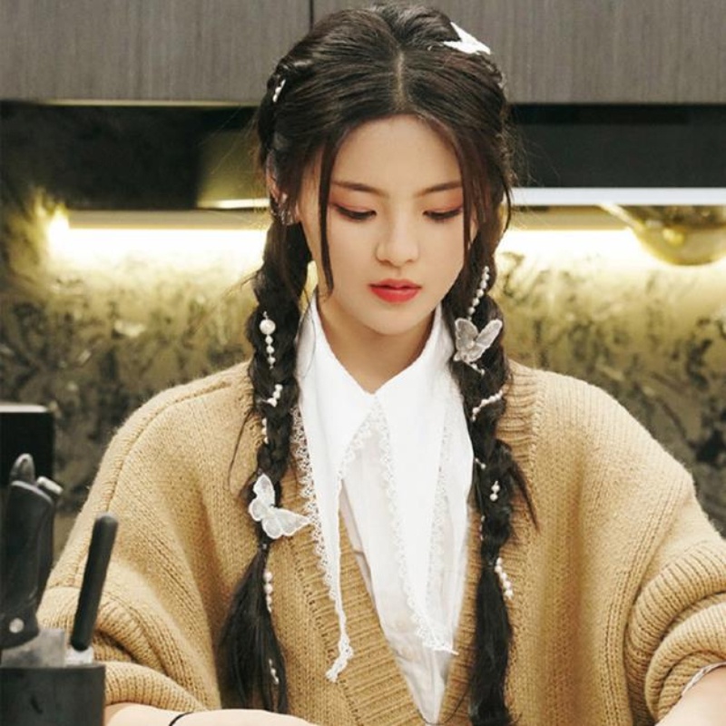 Dây Buộc Tóc Đính Đá Nhân Tạo Thời Trang Hàn Quốc