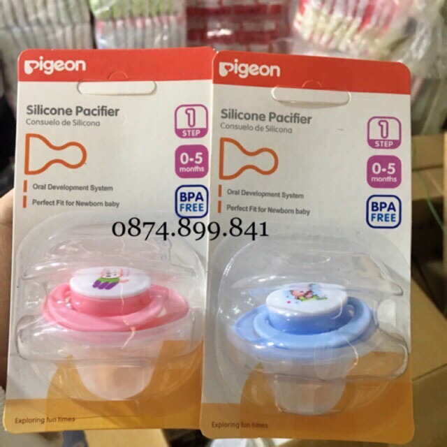 [Mã MKBC245 giảm 8% đơn 400K] Ty ngậm Pigeon (0-8M)