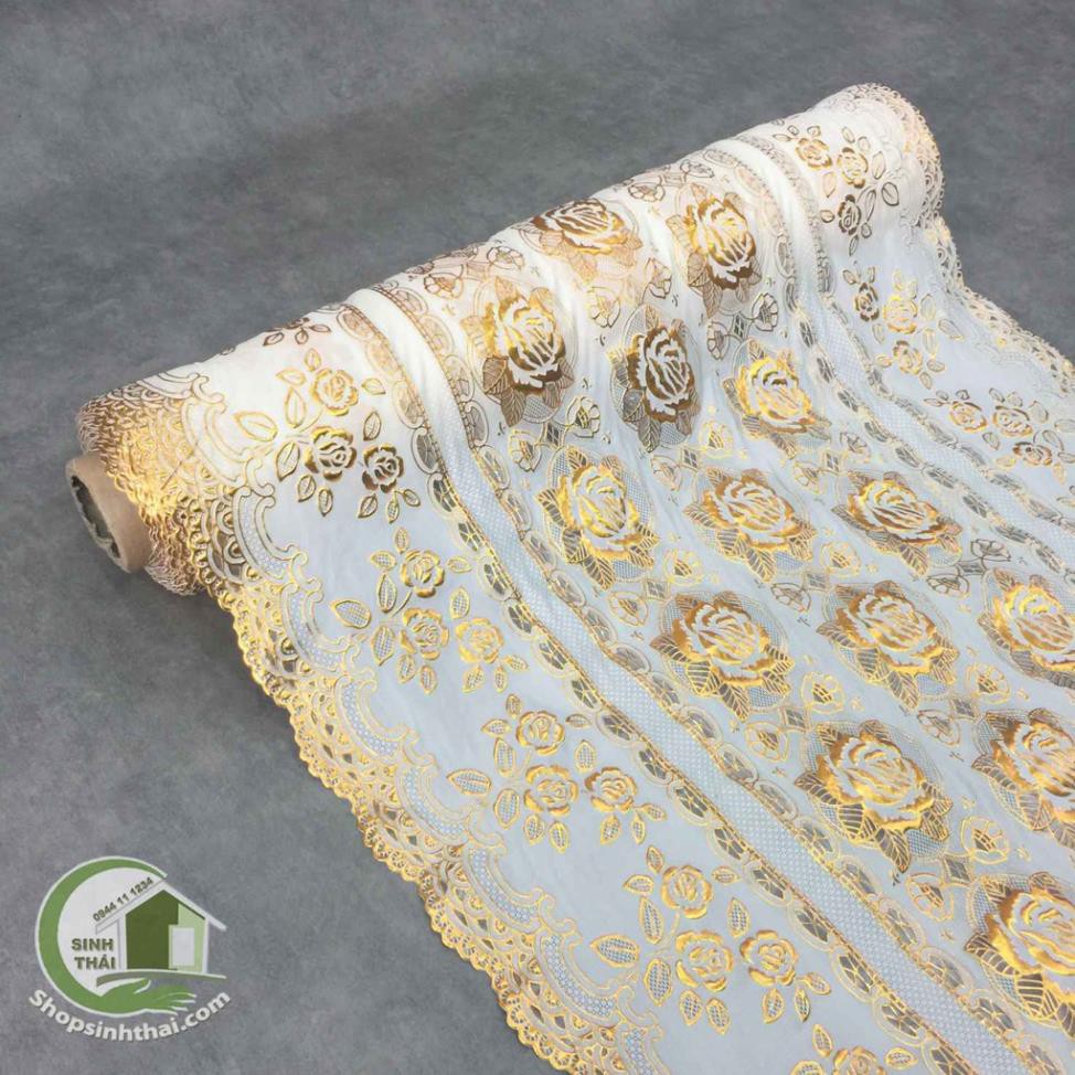 Tấm khăn trải bàn bằng nhựa họa tiết nổi không thấm nước