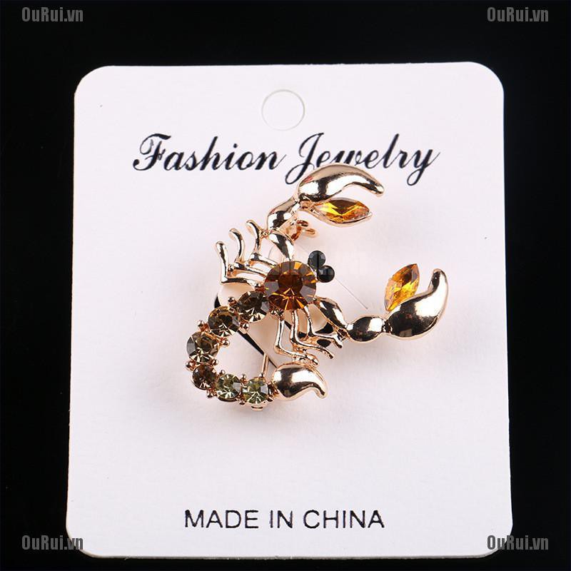 Huy Hiệu Cài Áo Hình Bọ Cánh Cứng Bằng Đá Thời Trang
