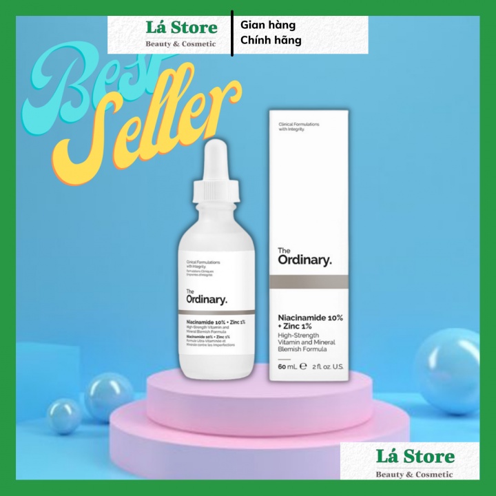 Tinh Chất The Ordinary Niacinamide 10%+Zinc 1% - Tinh Chất Giảm Mụn Sáng Da