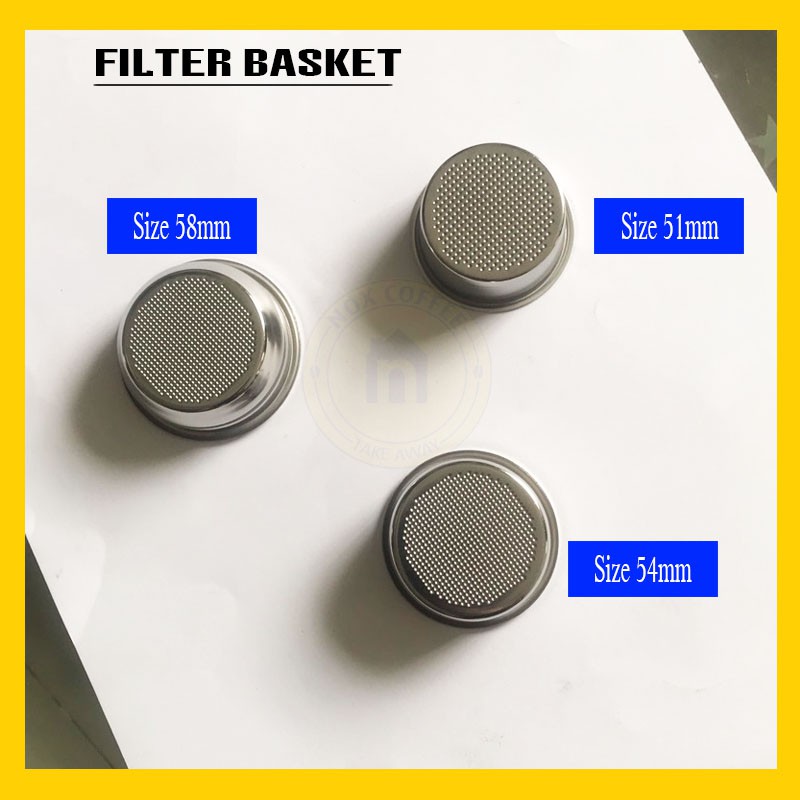 Giỏ Lọc Cà Phê 58; 54; 51mm | Filter Basket