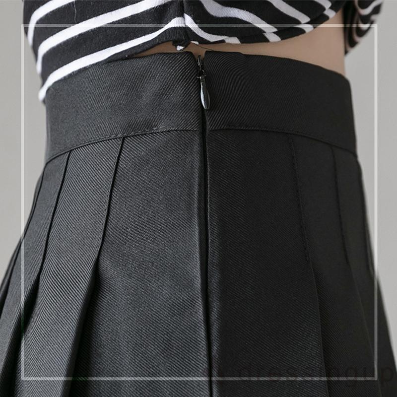 DRESSINGUP-Chân Váy Chữ A Lưng Cao Giữ Ấm Cho Nữ