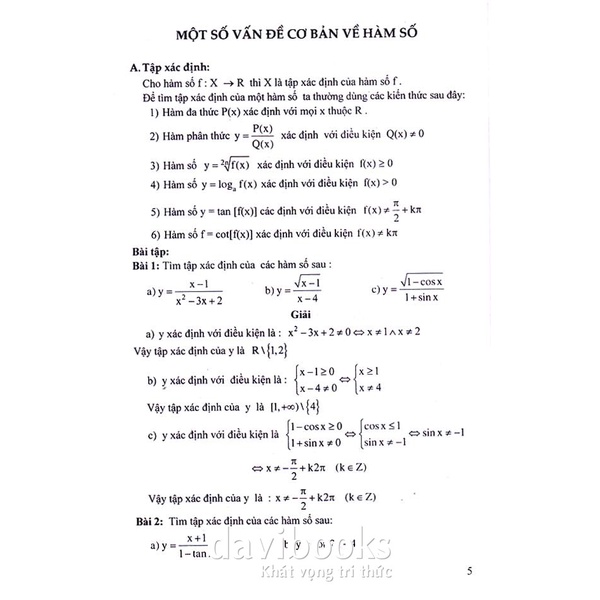 Sách - Phân Loại Phân Tích Và Phương Pháp Giải Toán Khảo Sát Hàm Số