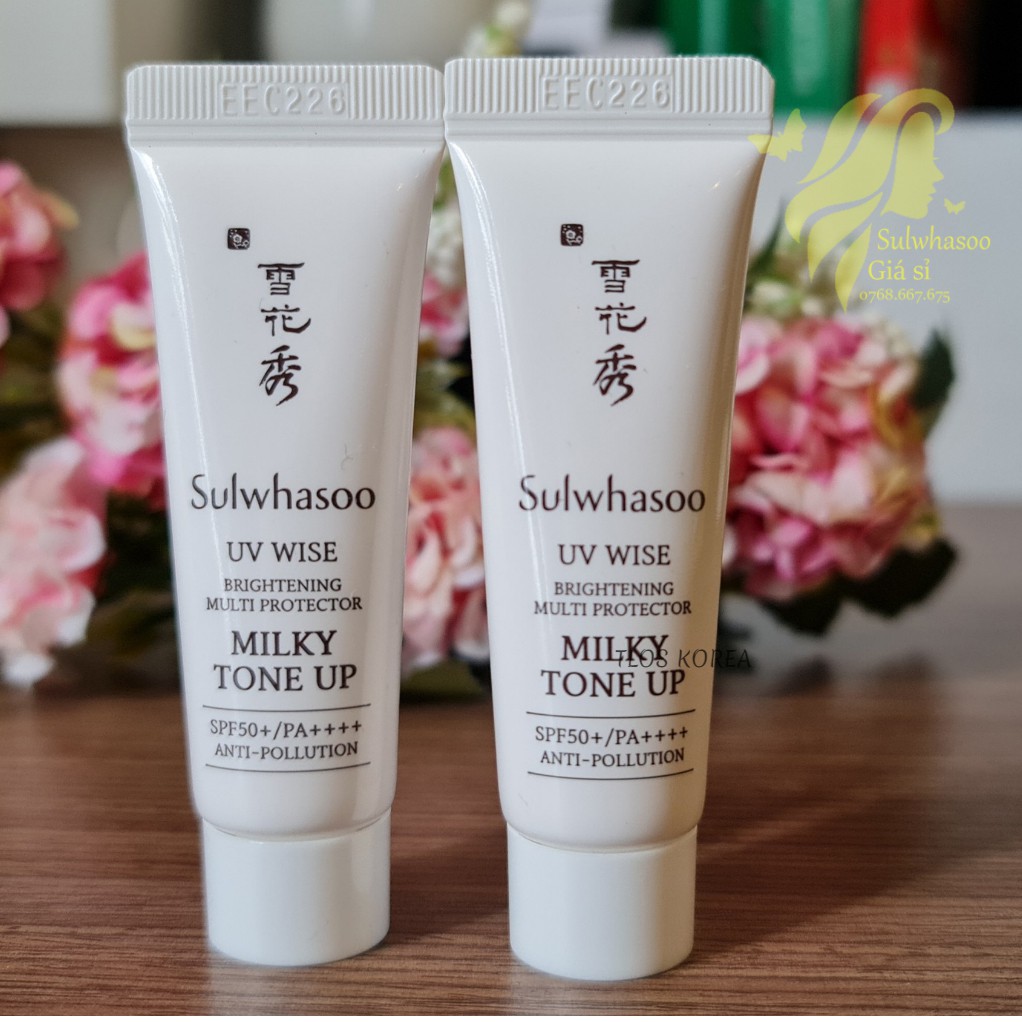 Kem Chống Nắng SULWHASOO Milky Uptone dưỡng trắng lên tone 10 ml | BigBuy360 - bigbuy360.vn