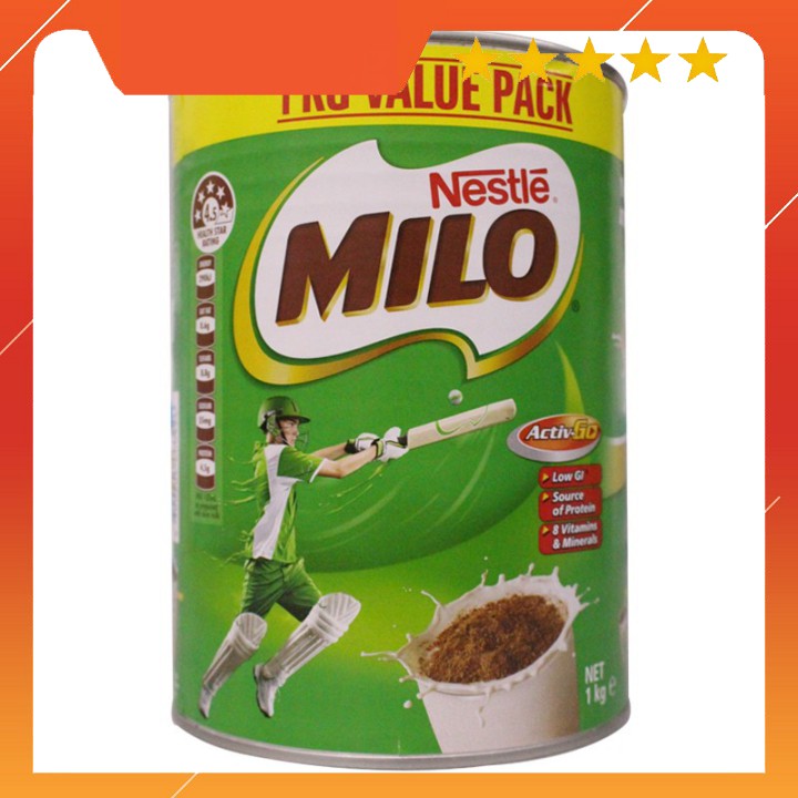 Sữa Milo Úc 1kg dạng lon date xa