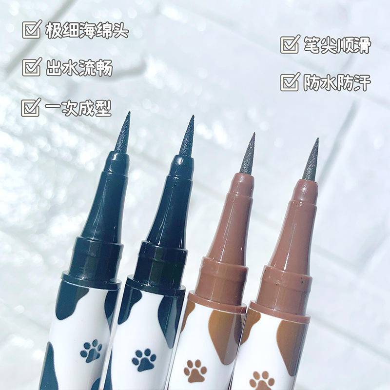 Bút Kẻ Mắt Dạng Lỏng Màu Đen Nhanh Khô Lâu Trôi Chống Thấm Nước