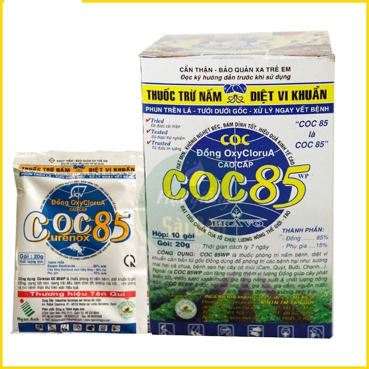 COC 85 gói 20gr - Thuốc trừ nấm bệnh, diệt vi khuẩn