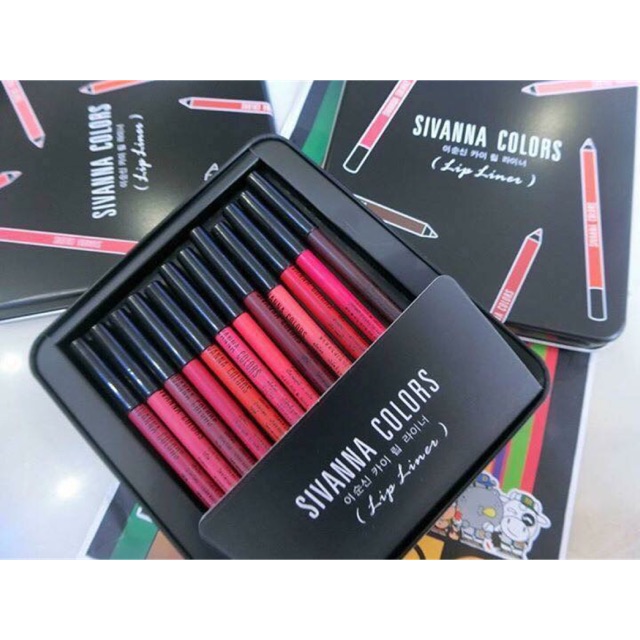 Set Son Bút Chì 12 màu Sivanna