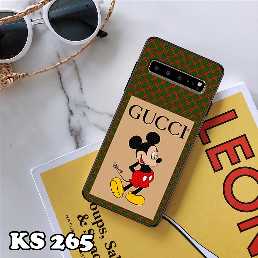 Ốp lưng Samsung S10 - S10 Plus - S10 5G - S10 Lite - S10e - Ốp Samsung in hình ＧＵＣＣＩcực sang trọng - Lưng nhám viền TPU