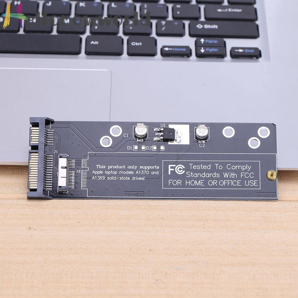 Card Chuyển Đổi 1pc Ssd Sang Sata Cho 2010 2011 Apple Macbook Air A1370 A1369