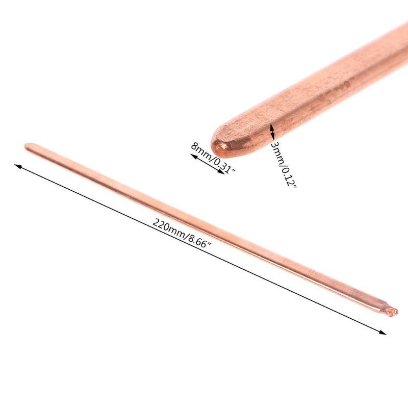 Ống Đồng Dẫn Nhiệt Cho CPU Máy Tính 8x3x220mm
