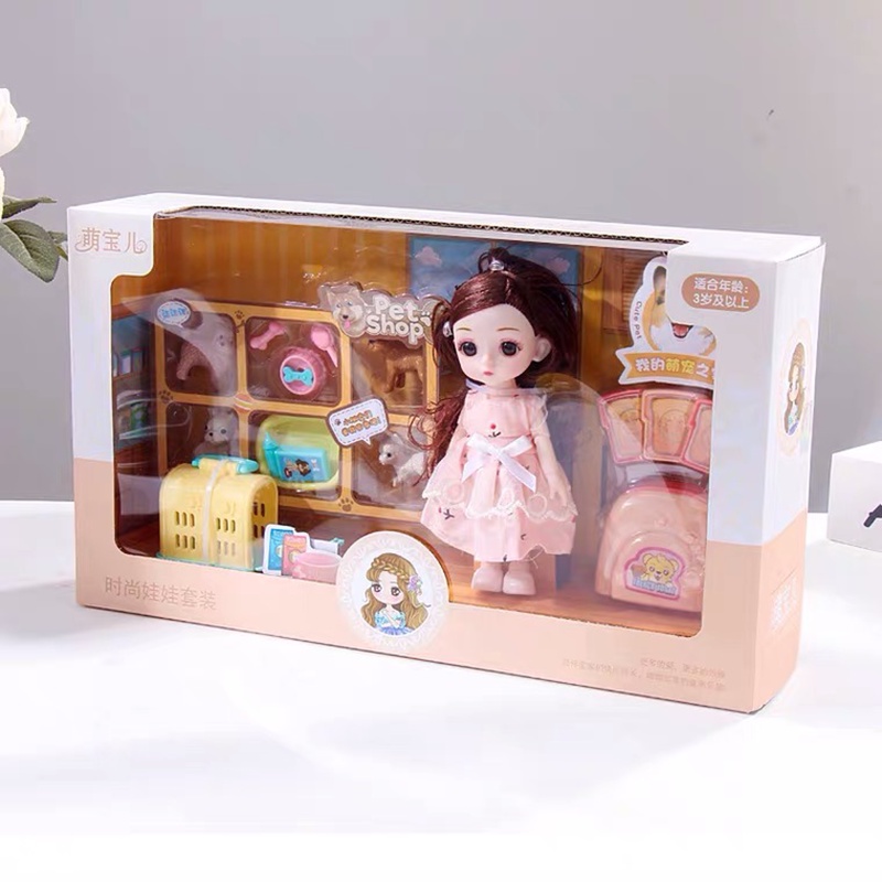 Bộ Đồ Chơi BÚP BÊ TRÁI CÂY, Đồ Chơi Búp Bê Barbie Xinh Xắn Dành Cho Bé Gái