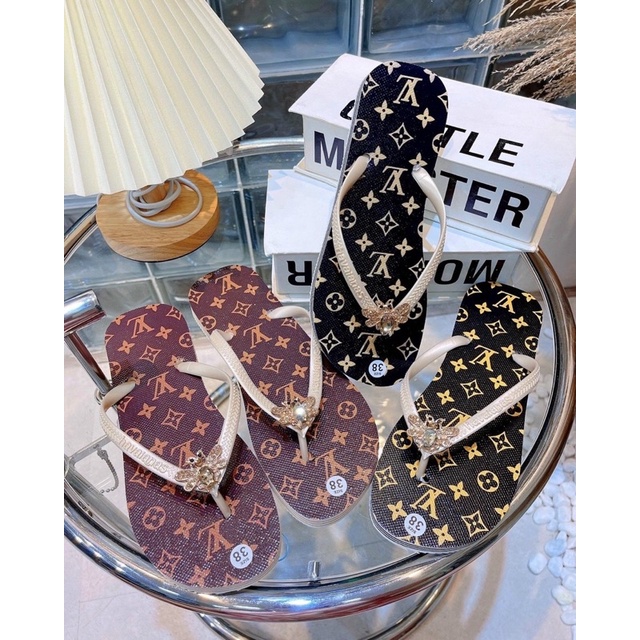 [Hàng Mới Về] DÉP KẸP THÁI CHARM ONG ĐÁ