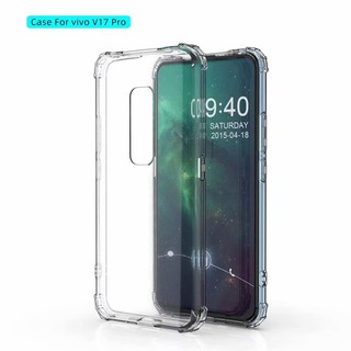 Ốp lưng Vivo V17 Pro silicon dẻo trong suốt chống sốc