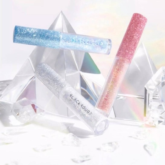 *Sẵn*Nhũ Mắt Black Rouge Pearlvely I Glitter Triangle 15,7g