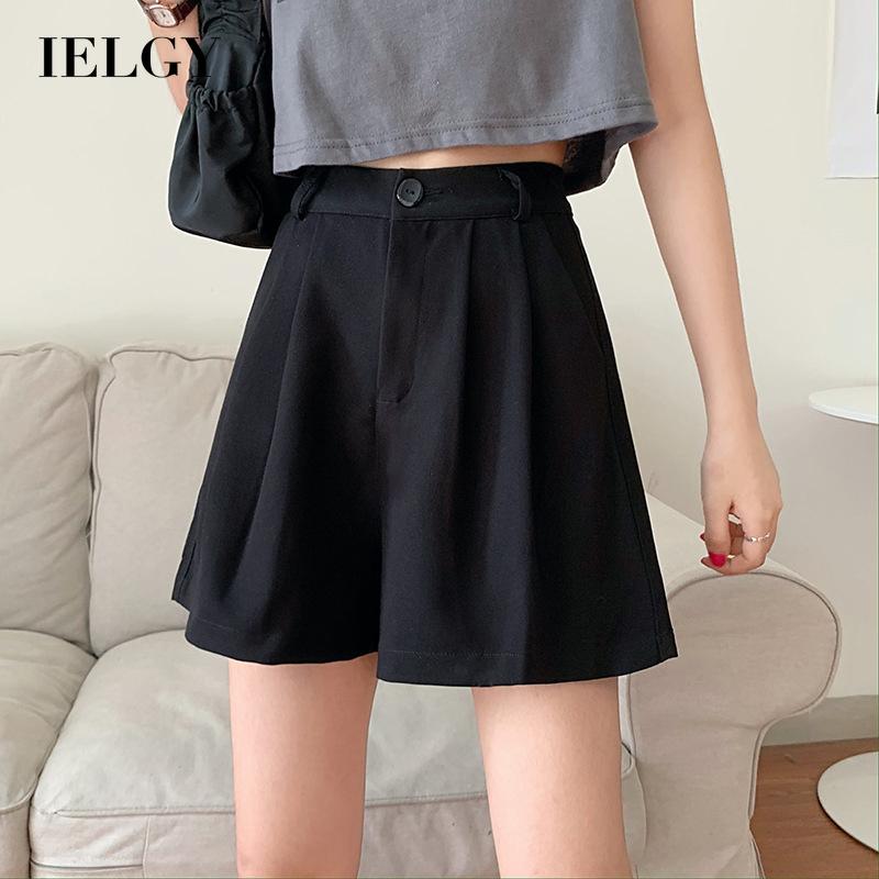 Quần Short Nữ Lưng Cao Xếp Ly Thời Trang