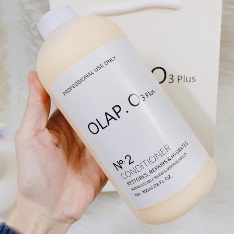 Cặp Dầu Gội Xả OLAP O3 PLUS  Collagen Phục Hồi Tóc Chuyên Sâu 800mlx2