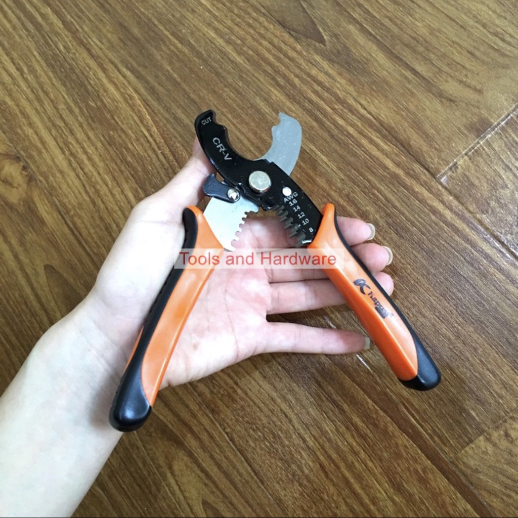 Kìm cắt và tuốt dây điện Kapusi K-9103 Nhật Bản