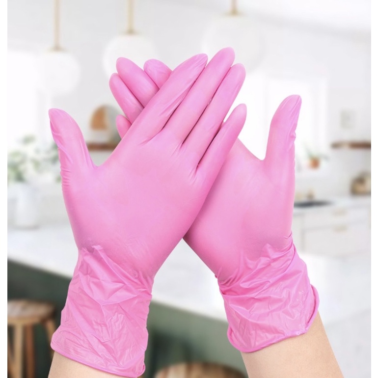 [Mã COSDAY giảm 8% đơn 150K] Găng tay Hồng Nitrile không bột (Hộp~100c) | BigBuy360 - bigbuy360.vn