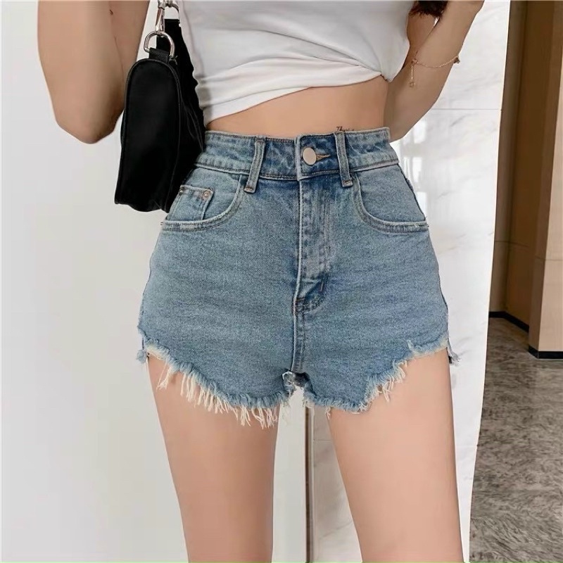 Quần short bò nữ mặc lên siêu xinh(Hàng có sẵn)