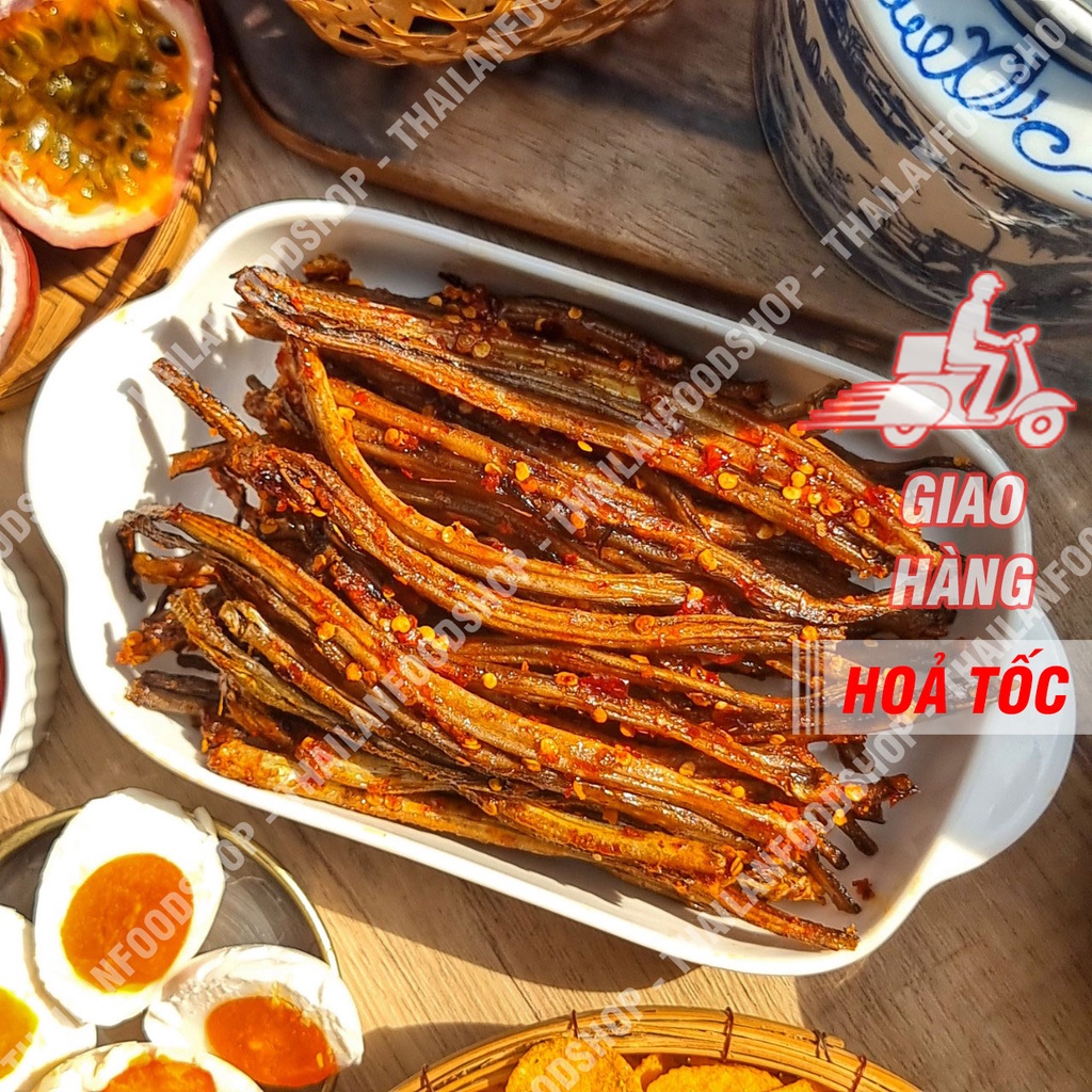 Khô Cá Kèo Sate Ram Giòn Lon 250Gram - Ăn Liền
