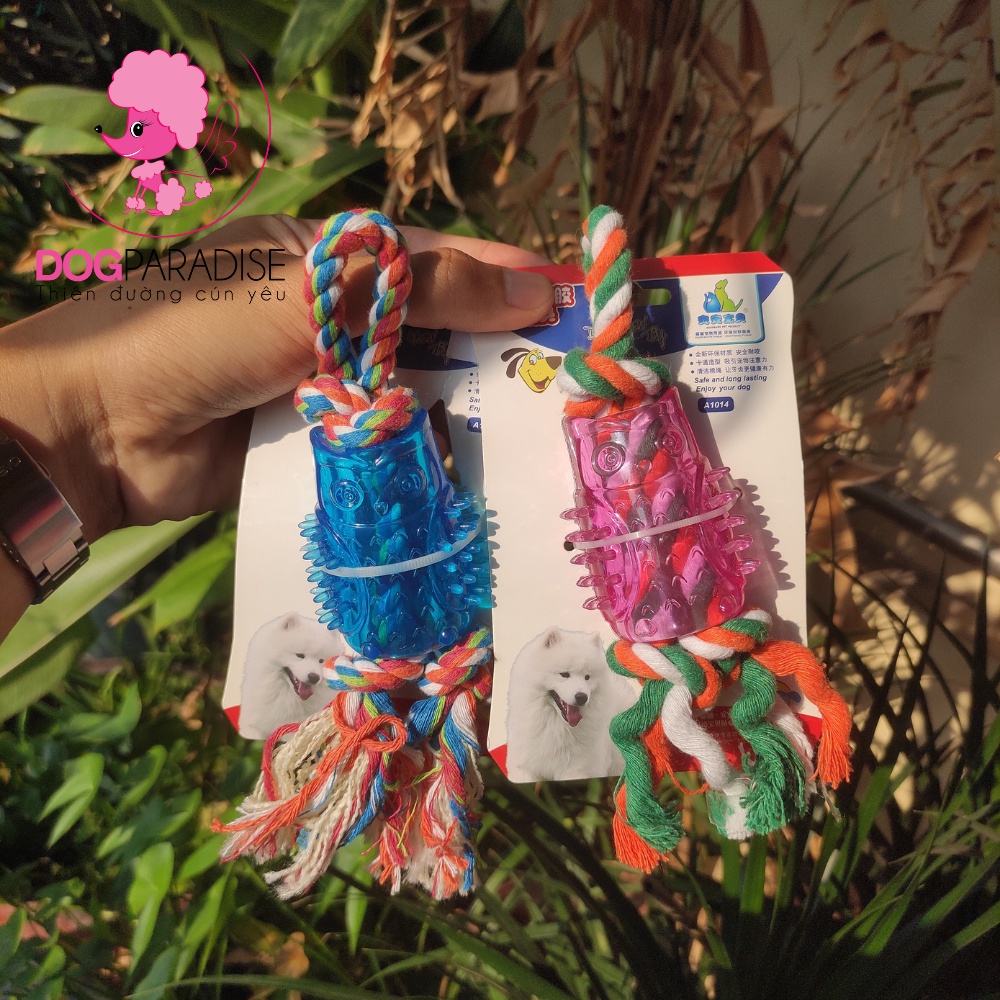 Đồ chơi cho chó Pian Pian giảm stress hình xúc xích 3 màu lựa chọn - Dog Paradise