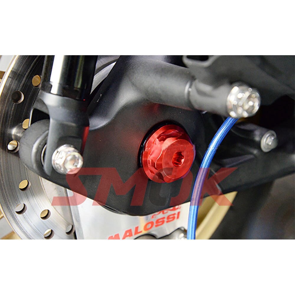 SMOK Motorcycle CNC Aluminum Alloy Accessories Rear Nut Cover Lid For Honda All New Forza 300 2018