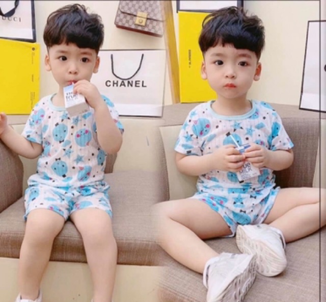 Bộ cotton giấy-bộ mặc hè siêu mịn mát-bộ cotton giấy cọc tay
