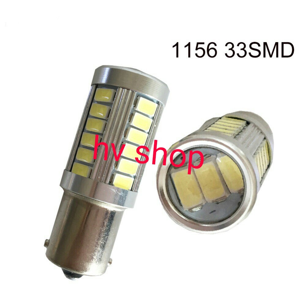 led xe may bóng đèn led xi nhan xe máy 33 SMD SH và ôtô 12V 1 chân 1156 hv shop