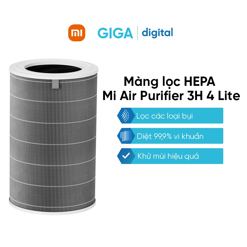 Lõi lọc HEPA than hoạt tính cho máy lọc không khí Xiaomi Gen 2/ Gen 3/ Gen 4