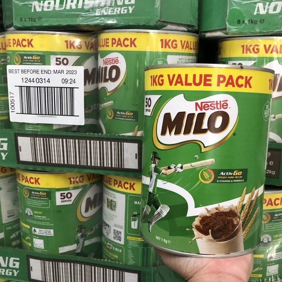 Sữa Bột Cacao Milo Úc 1KG - Date 2023