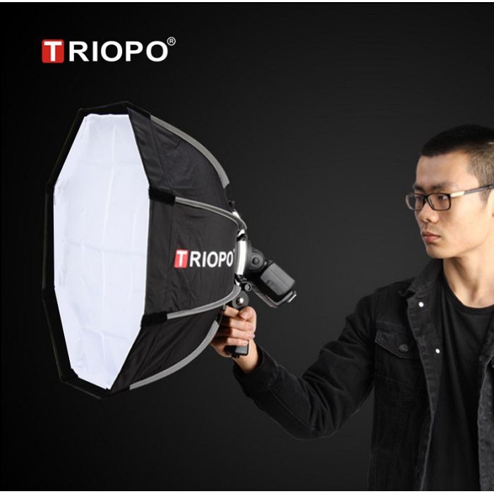 SOFTBOX BÁT GIÁC TRIOPO KS55 CHO ĐÈN FLASH SPEEDLITE