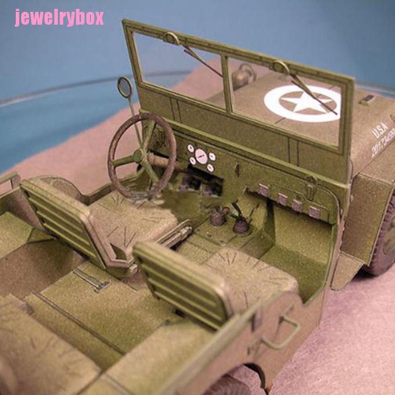 Mô hình đồ chơi xe Jeep Ww2 tỉ lệ 1: 25 độc đáo