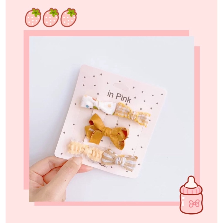 Kẹp Nơ dễ thương cho bé [5cái]