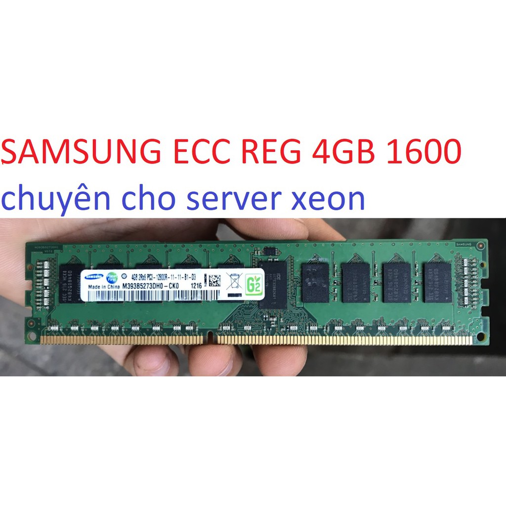 ram máy tính ECC REG RDIMM Registered PC 2gb 4gb 8gb 1066 1333 ddr3 pc3 pc3l Samsung SK Hynix Korea Micron tản thép all