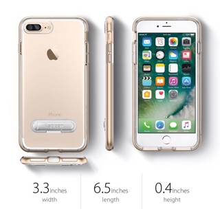 Ốp lưng iPhone 7 Plus Spigen Crystal Hybrid Gold