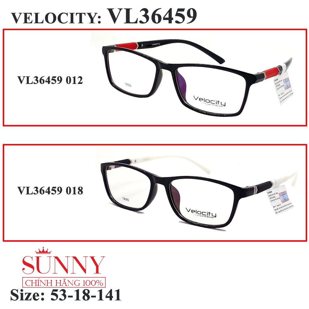 VL36459 nhiều màu phần 1 - gọng kính nam nữ Velocity chính hãng, bảo hành toàn quốc