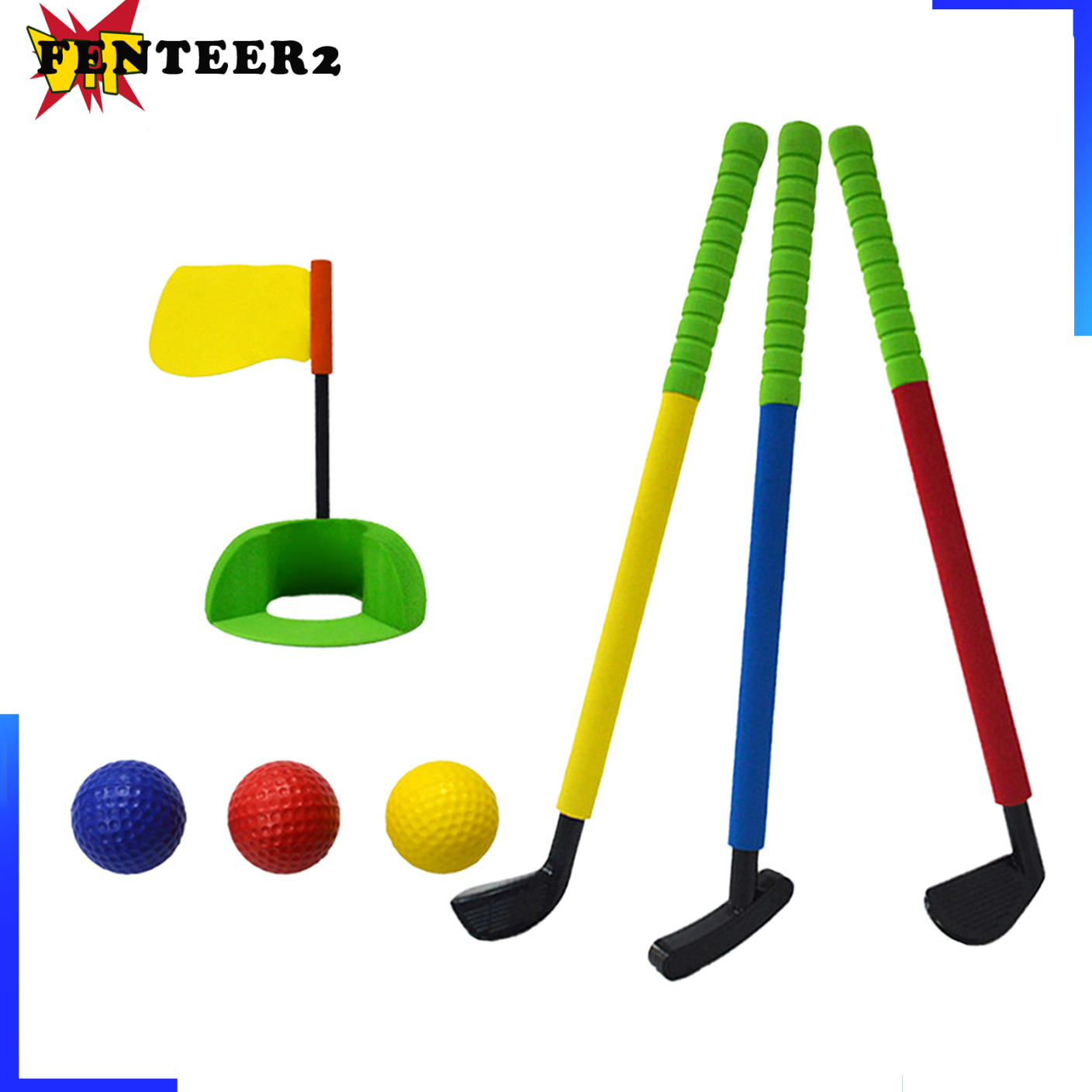 Set 3 Gậy Đánh Golf Fenteer2 Cho Trẻ Em