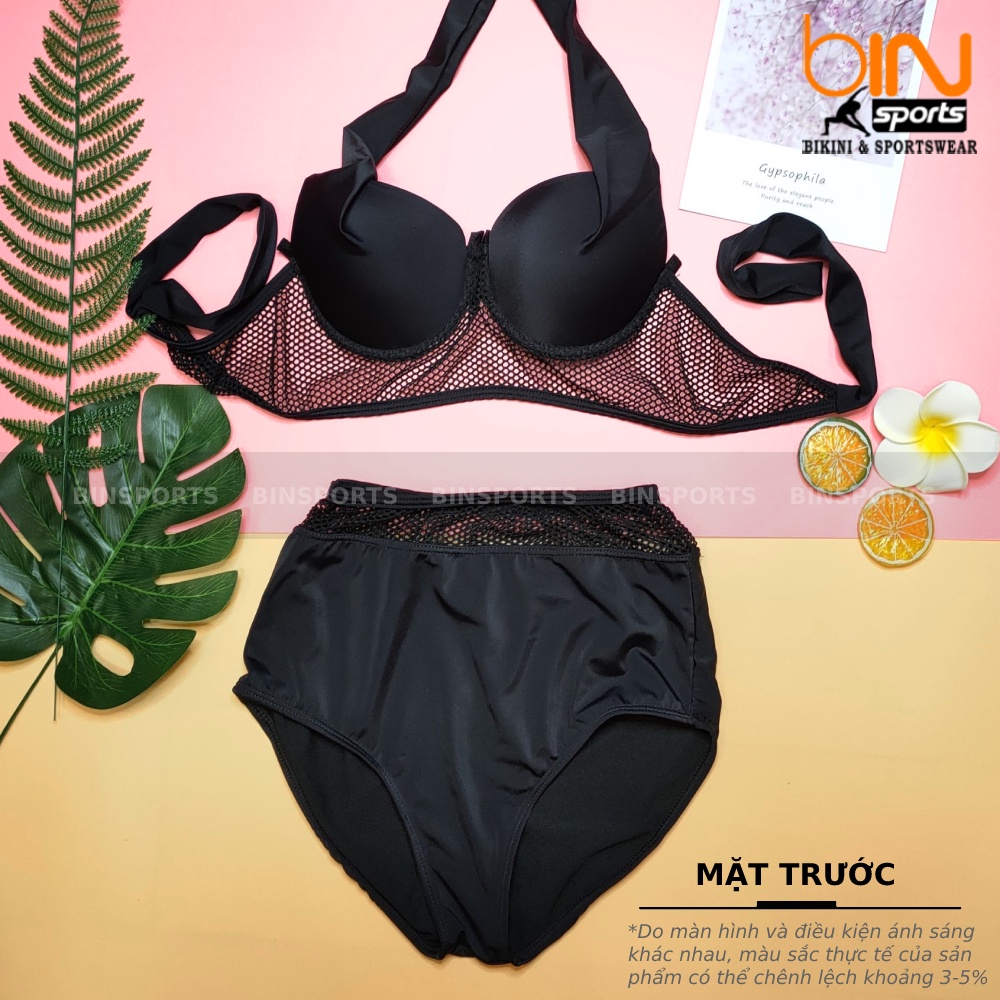 Bikini Nữ Hai Mảnh Phối Lưới Freesize Bin Sports BHV009