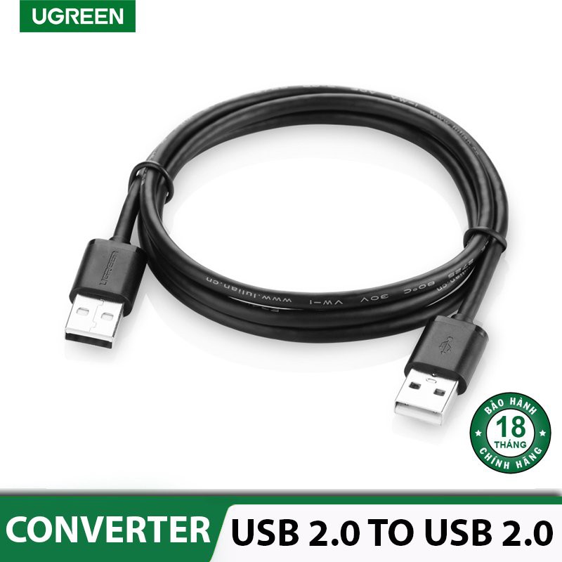 Cáp USB 2 đầu đực (USB 2.0) Cao Cấp Ugreen 10308 10309 10310 10311 30136 US102