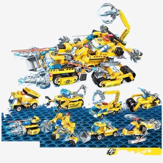 Bộ siêu mô hình cảnh sát ngộ nghĩnh xe nhí tương thích với Lego Robot biến Đồ chơi lắp ráp xếp King Konga