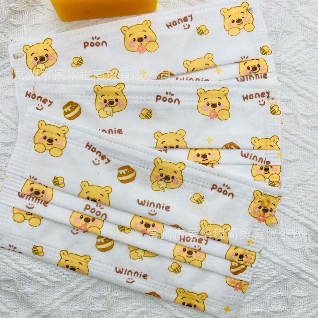 Bộ 10 Bút Chì Màu 3 Lớp Dùng Một Lần Hình Winnie the Pooh Winnie Kitty Kuromi Cinnamoroll My Melody