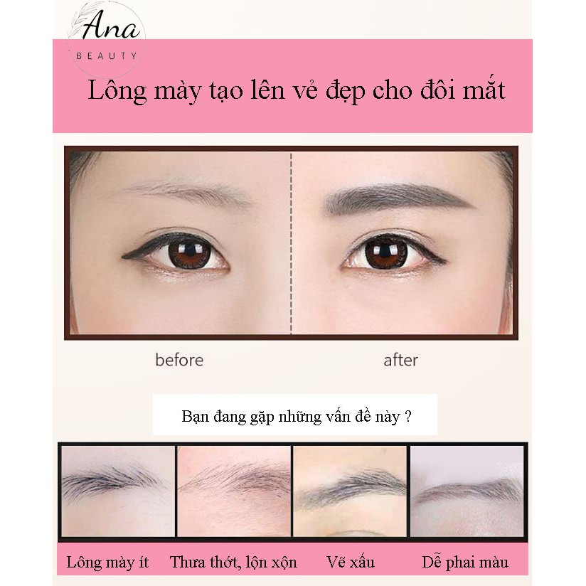 Chì Kẻ Mày Lameila 02 Đầu Color Geometry – Bút Kẻ Mày Lameila 2 Đầu Không Thấm Nước | BigBuy360 - bigbuy360.vn