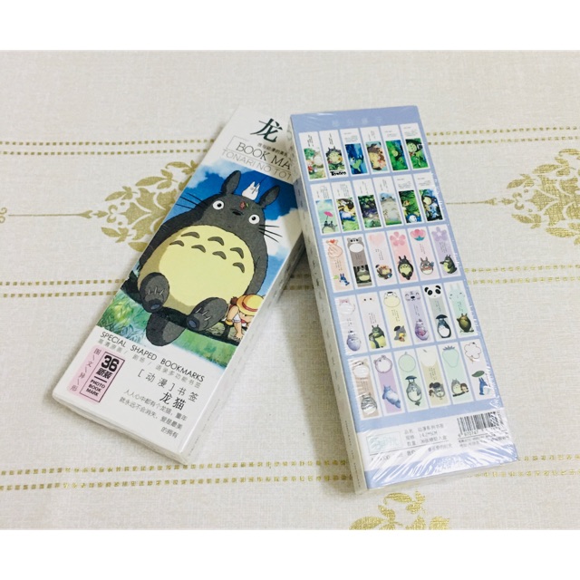 Bookmark totoro 36 tấm , đánh dấu trang totoro